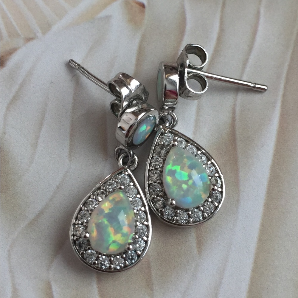 Opal Earrings